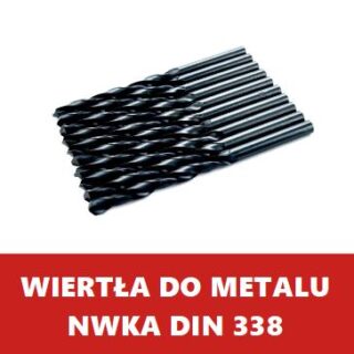 WIERTŁA DO METALU NWKA DIN 338