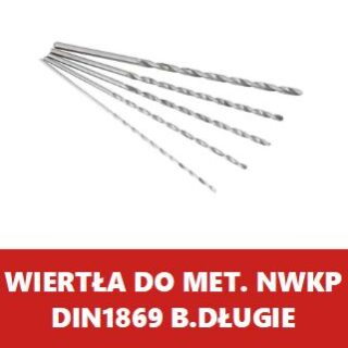 WIERTŁA DO METALU NWKP DIN 1869 B.DŁUGIE