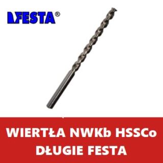 WIERTŁA DO METALU NWKb HSSCo FESTA